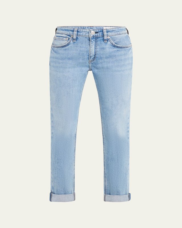 Dre Low-Rise Slim Boyfriend Jeans